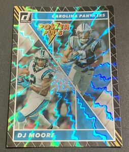 2022 Panini Donruss Power Plus DJ Moore No.PP-19 Carolina Panthers NFL DJムーア　パンサーズ　パニーニ