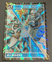 2022 Panini Donruss Power Plus DJ Moore No.PP-19 Carolina Panthers NFL DJムーア　パンサーズ　パニーニ_画像1