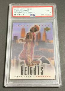 2003 Upper Deck City Heights LeBron James Redemption Special Cavaliers PSA 9 RC Rookie レブロン・ジェームズ　ルーキー