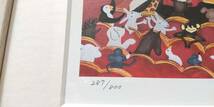 版画 ヨランダ・サロモン・ドュヴァル アニマルコンサート 版上サイン 限定品 287/800 未使用 保管品 黒猫 猫 本物_画像5