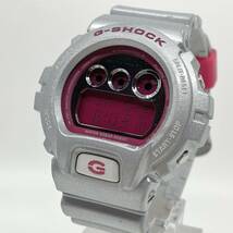 稼動品 CASIO G-SHOCK DW-6900CB クレイジーカラーズ 腕時計 ピンク シルバー 銀桃 カシオ Gショック Y105_画像1