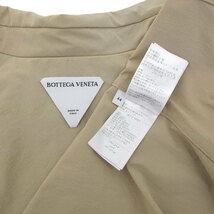 美品 BOTTEGA VENETA ボッテガヴェネタ ウオッシュド ストレッチナイロン ジャケット メンズ ベージュ 44 21年 686164 V1JU0_画像5