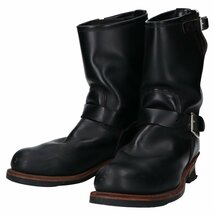 1円 RED WING レッドウィング 2268 11 ENGINEER ST 11インチ エンジニア スティールトゥ ブーツ シューズ US9D ブラック メンズ_画像1