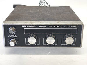 H R50913 TELEBAND 2MFM RECEIVER receiver MD-1000 amateur radio receiver present condition delivery 