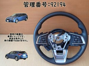 H29 インプレッサ GT6 ステアリングホイール/ハンドル