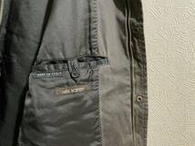 ◯ イタリア製 Neil Barrett ボア カラー ワーク ジャケット / ニールバレット ブルゾン グレー XS Mens #Sirchive_画像10