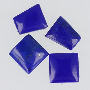 Lapis lazuli (ruriishi) Специальный сокращение 4pc/7,46ct Голый камень [J-48]