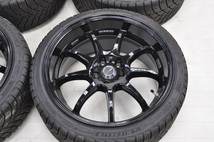 超美品 WORK EMOTION D9R ワーク エモーション 19インチ PCD114.3 9.5J+38 MICHELIN X-ICE SNOW 235/35/R19 RX-8 RX-7 FD Z33 Z34 JDM_画像3