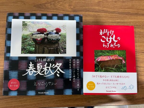 こけし姉弟の春夏秋冬 えりごりやん/著 ねぼすけこけしのわすれもの 2冊セット