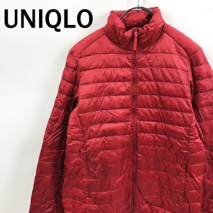 【人気】UNIQLO / ユニクロ ダウンジャケット 中綿ジャケット ナイロン100％ ダウン フェザー レッド サイズS/S5624