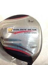 ★7290★GOLDEN BEAR　GB811　TITANIUM/HYPER STEEL　1番・3番ドライバー　フレックスR　ゴルフクラブ2本セット_画像3