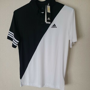 新品送料安210円 税込定価8789円 アディダス メンズ 半袖ポロシャツ Mサイズ　ゴルフに　GOLF　adidas AEROREADY吸湿速乾UVカット