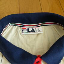 FILA ポロシャツ M ストライプ タッキーニ_画像3