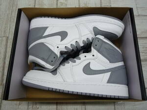 Ua7963-187♪【60】NIKE GS AIR JORDAN 1 HIGH OG STEALTH US5Y 23.5㎝ 575441-037