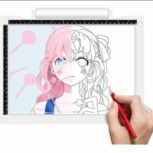 ドローイングパッド 電子スケッチブックイラストレーター調光A4描画スケッチブック　LEDライトパッド