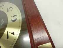 【N2-0497】SEIKO セイコー QE508B 掛け時計 アナログ 木製 3針 インテリア 通電確認済 現状品【千円市場】_画像7