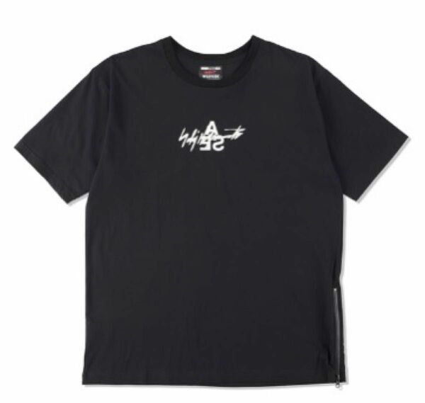 WIND AND SEA WILDSIDE YOHJI YAMAMOTO TRIANGLE LOGO T-SHIRT,size3