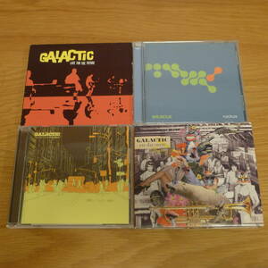 Galactic アルバム4作セット Ruckus, Late For The Future, From The Corner To The Block, ya-ka-may
