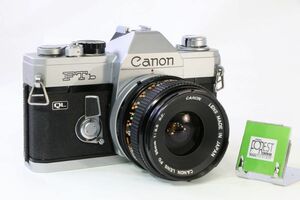 【同梱歓迎】実用■キヤノン Canon FTb+FD 35mm F3.5 S.C.■シャッター全速・露出計完動■■AC441