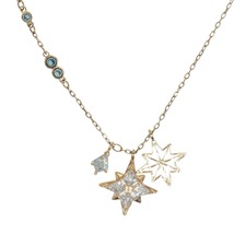 スワロフスキー SWAROVSKI 5494352 PENDANT STAR ペンダント スター ネックレス ゴールド系【中古】_画像1