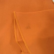 CELINE セリーヌ シルク100％ 袖フレア ブラウス シャツ オレンジ系 38【中古】_画像7