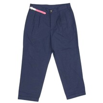 MOUNTAIN RESEARCH マウンテンリサーチ TR-3663 MT Trousers テーパード トラウザー パンツ ネイビー系 M【新古品】【未使用】【中古】_画像1