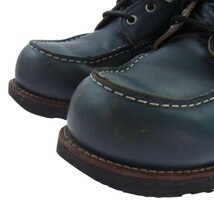 RED WING レッドウィング 8853 CLASSIC WORK BOOTS INDIGO PORTAGE モックトゥ インディゴ ブーツ チャコール系 US11D【中古】_画像4