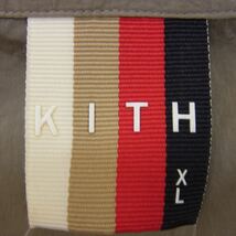 キス KITH ナイロン リフレクター 半袖 シャツ グレー系 XL【中古】_画像4