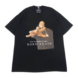 WACKO MARIA ワコマリア THE NOTORIOUS B.I.G. CREW NECK T-SHIRT ノトーリアス 半袖Tシャツ ブラック系 M【中古】