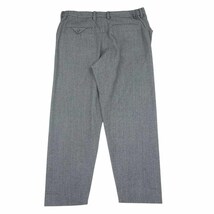 SUNSEA サンシー 19AW 19A43 N.M BRUSHED M2 PANTS ウール スラックス ブラック系 ホワイト系 2【新古品】【未使用】【中古】_画像2