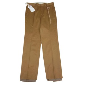 ミドリカワ Midorikawa 19AW MID19AW-P01A Cotton Chino Slacks パンツ ベージュ系 L【新古品】【未使用】【中古】