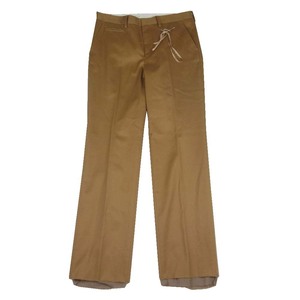 ミドリカワ Midorikawa 19AW MID19AW-P01A Cotton Chino Slacks パンツ ライトブラウン系 M【新古品】【未使用】【中古】