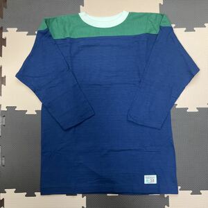 未使用品　ウエアハウス lot4063 七分袖フットボールTシャツ 38(M)サイズ