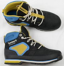 ●TimberLandティンバーランドユーロ ハイカーブーツWATERPROOF MID HIKER(A2AME,ブラックヌバック/イエロー,8.0W(26.0))新品_画像2