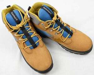 ● Timberland Timberland Euro Hiker Boots Водонепроницаемые середины туриста (A2AGS, Weatno Back/Blue, 10,0W (28,0)) Новый