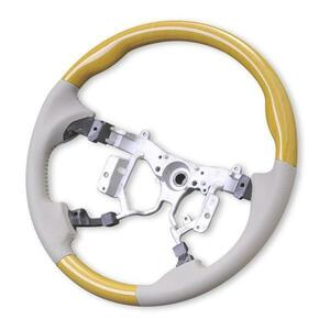  Toyota Estima ACR50 GSR50 series standard steering gear ivory leather kob less yellow wood grain steering wheel 