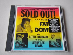 洋楽★CD★ロック,ファンク,ソウル★コンピレーション★「SOLD OUT! FATS DOMINO-LITTLE RICHARD-JERRY LEE LEWIS」全16曲収録★現状渡し