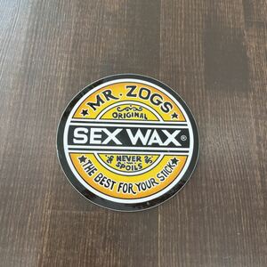 新品SEXWAXステッカー　オレンジグラデーション