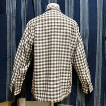 60s warmen harris long sleeve Italian collar shirt アメリカ製 usa製 トラッド アイビー ivy イタリアンカラー ギンガム チェック_画像3