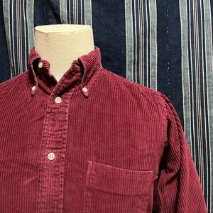 60s unknown b.d shirt 6button corduroy 60年代 コーデュロイ ボタンダウン シャツ アメリカ製 プレッピー トラッド trad アイビー ivy