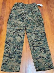 米軍放出品　新品タグ付き　ＵＳＭＣ　ＭＡＲＰＡＴ　ＷＯＯＤＬＡＮＤ　ＴＲＯＵＳＥＲ① Ｍ-Ｒ