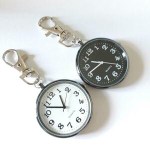  новый товар море средний часы часы медсестра круглый брелок для ключа модный белый . чёрный. комплект 55