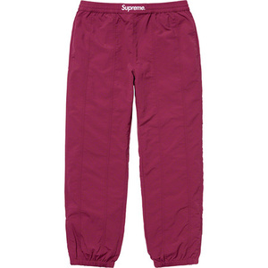 新品 19AW Supreme Paneled Warm Up Pant Sサイズ パネル ウォームアップ パンツ Plum プラム