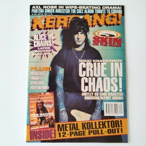 【MOTLEY CRUE/METALLICA】KERRANG! NO.505 ケラング 1994年7月 JULY 30/モトリークルー/メタリカ/ALICE IN CAHINS/FAITH NO MORE