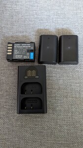 DMW-BLF19 Panasonic 互換バッテリー 3個と充電器 DMC-GH3 DMC-GH4 DC-GH5 DC-G9