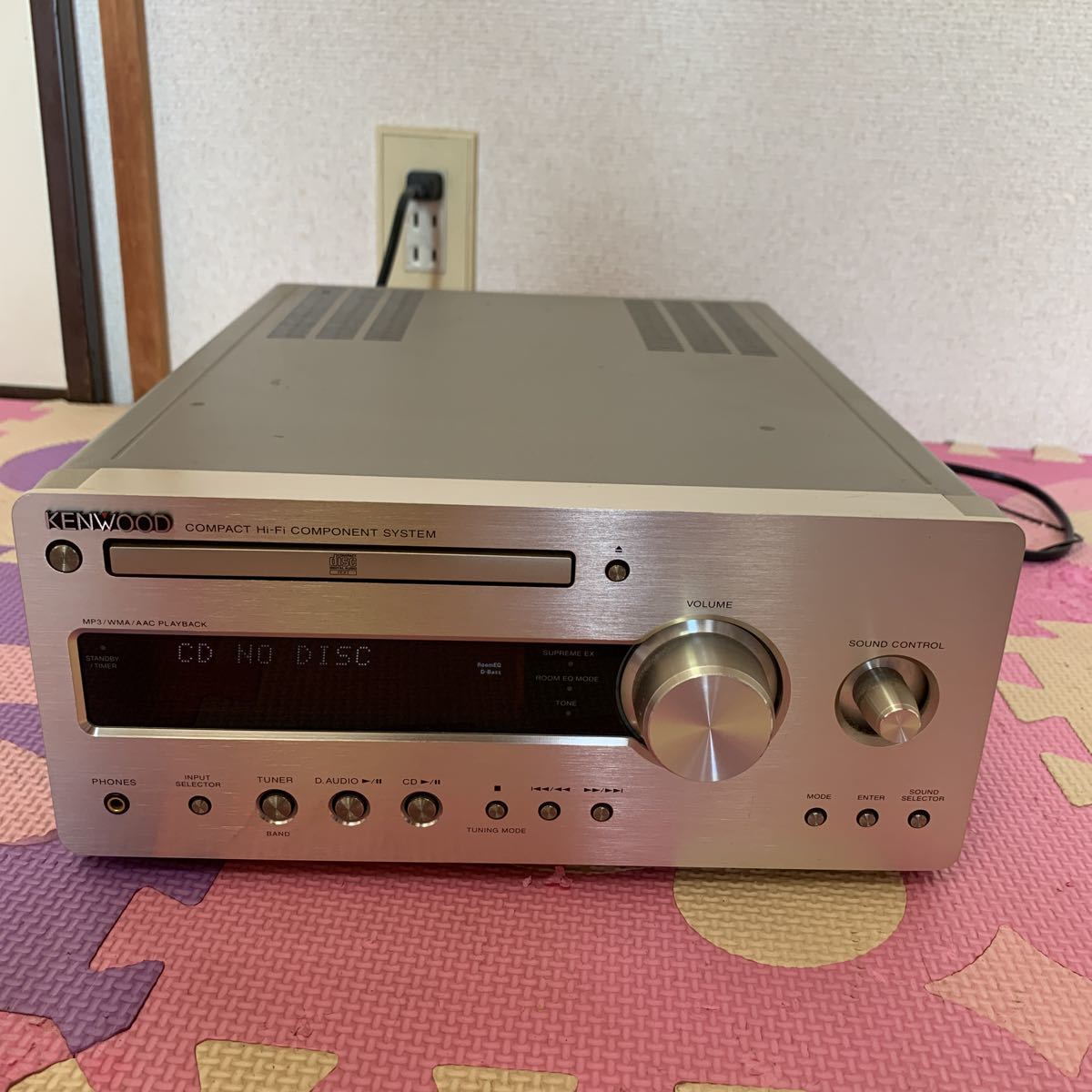 KENWOOD CDレシーバー CDプレーヤー R-K731 LS-K711-