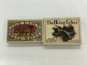 ★The Kingfisher　THE LION　AUTO-MATCH　オートマッチ　ガスライター　まとめて2点　喫煙具