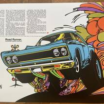 ポスター★1968 プリマス・ロードランナー★Plymouth Road Runner★カートゥーンポスター★Mopar/モパー/世田谷ベース_画像7