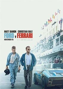 US版ポスター『フォードvsフェラーリ』（Ford v Ferrari）★ルマン24/フォードGT40/キャロル・シェルビー/クリスチャン・ベール