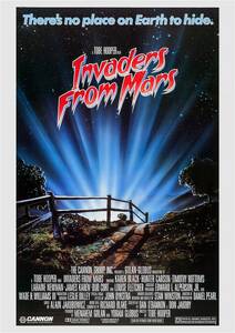 US版ポスター『スペースインベーダー』（Invaders from Mars）1986年 PG Rated Style★トビー・フーパー